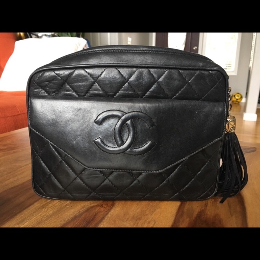 Chanel camera bag- black